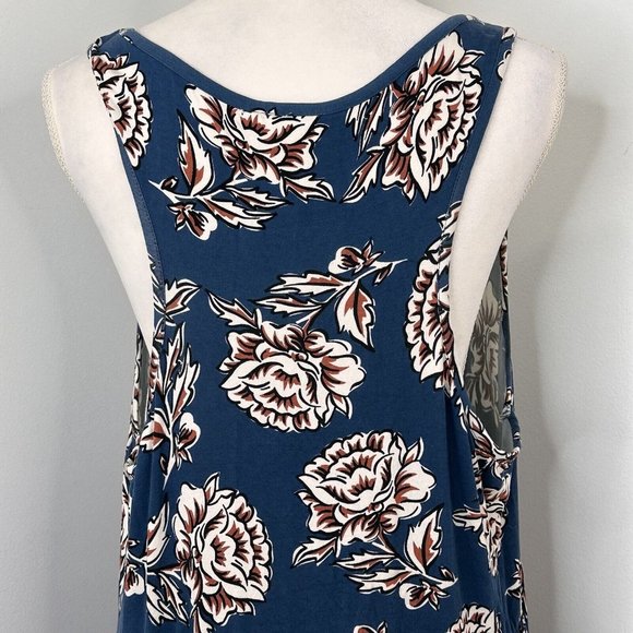 Matilda Jane Women's Floral Print Dress Maxi Sleeveless Tank Blue XXL #27690D - Picture 4 of 7
